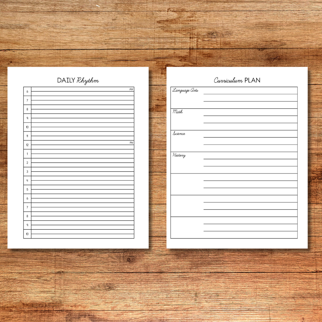 Homeschool Planner 2023-2024
