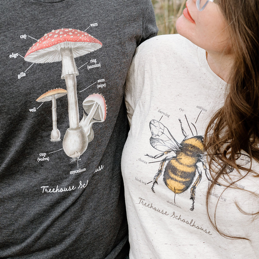 Unisex Mushroom Anatomy T-Shirt