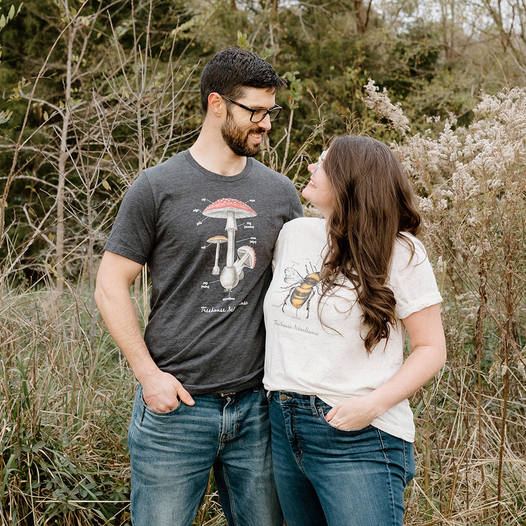 Unisex Mushroom Anatomy T-Shirt