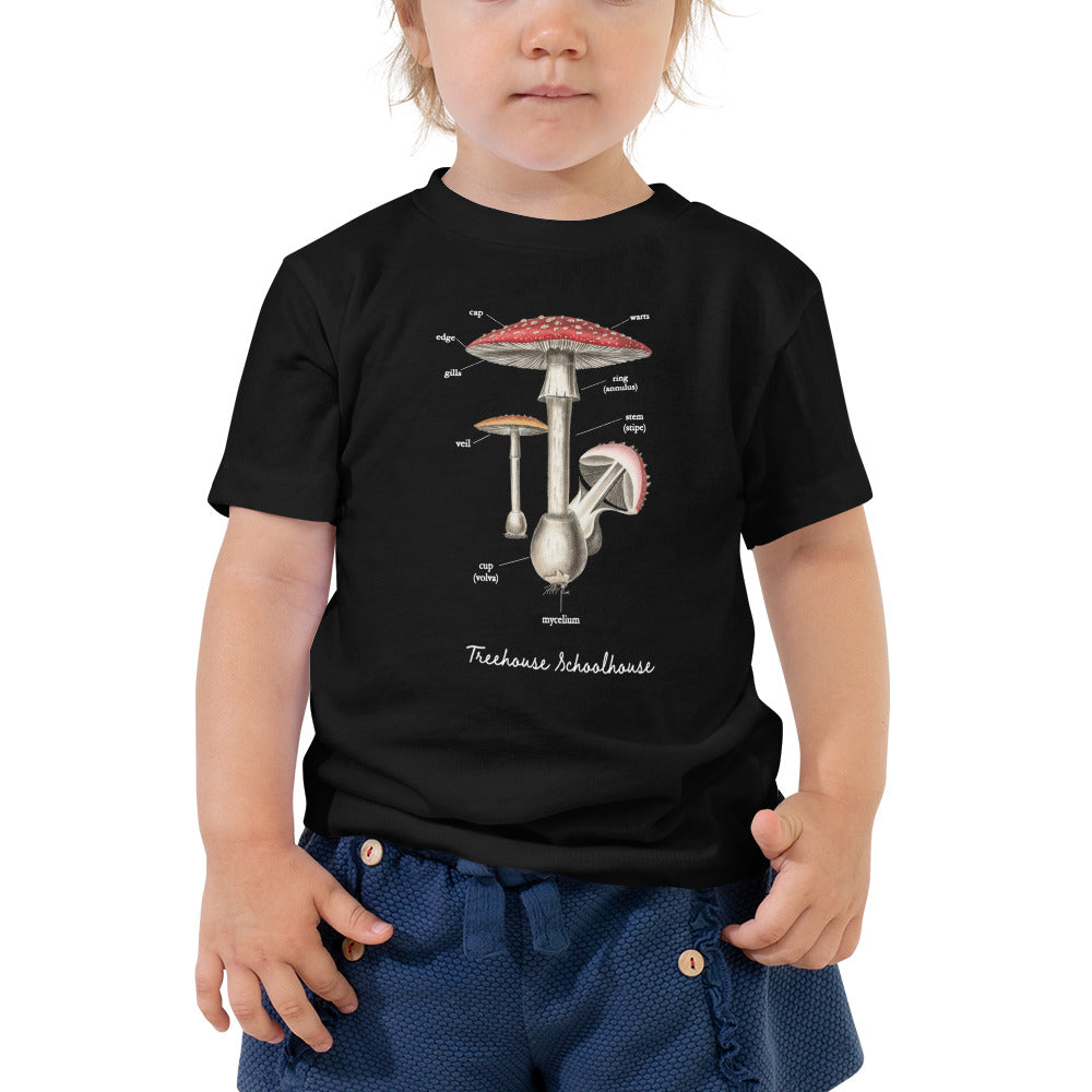 Toddler Mushroom Anatomy T-Shirt