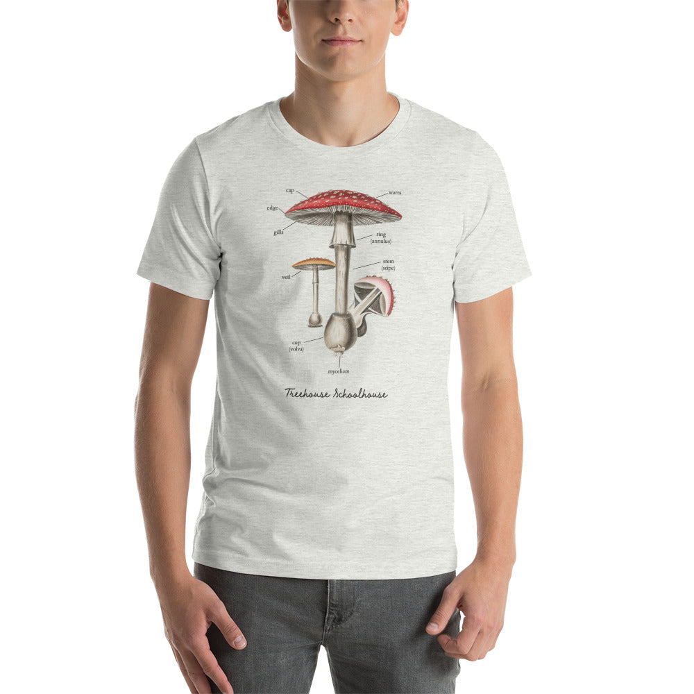 Unisex Mushroom Anatomy T-Shirt