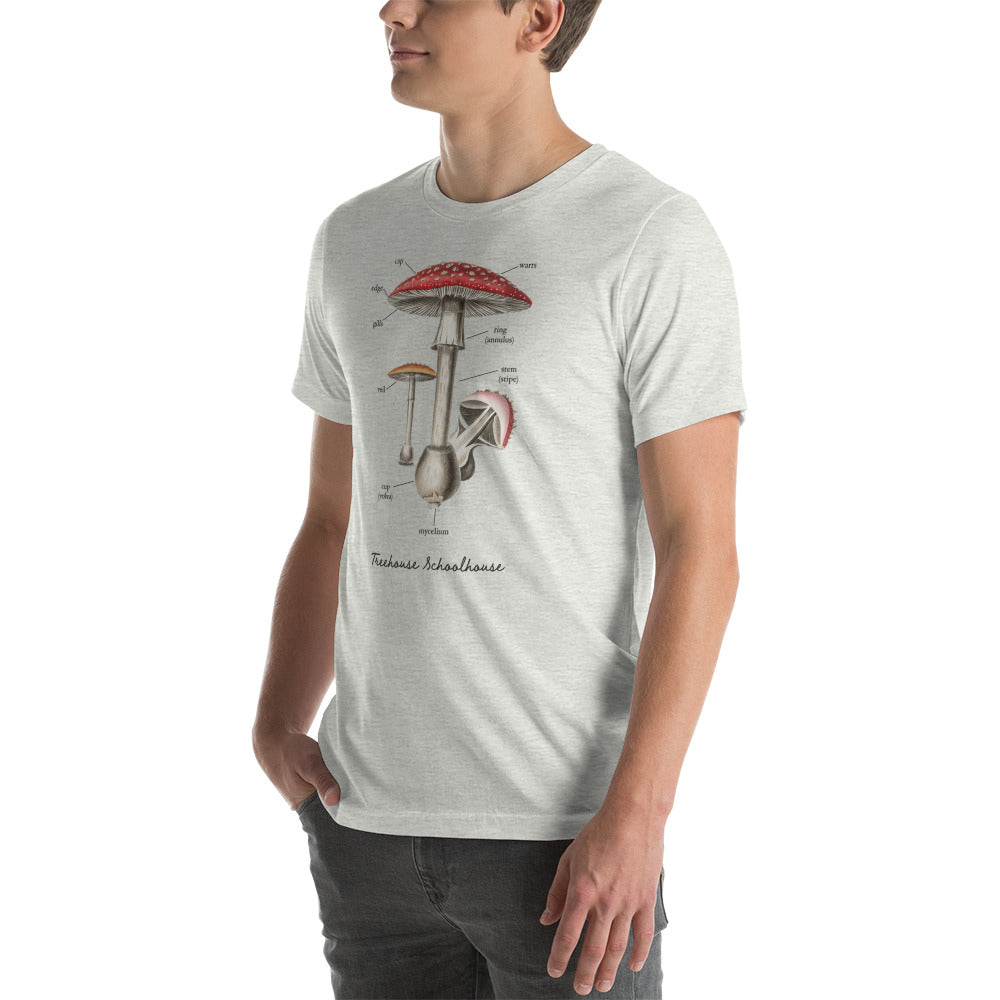 Unisex Mushroom Anatomy T-Shirt