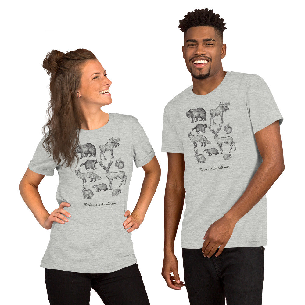 Unisex Woodland Creatures T-Shirt