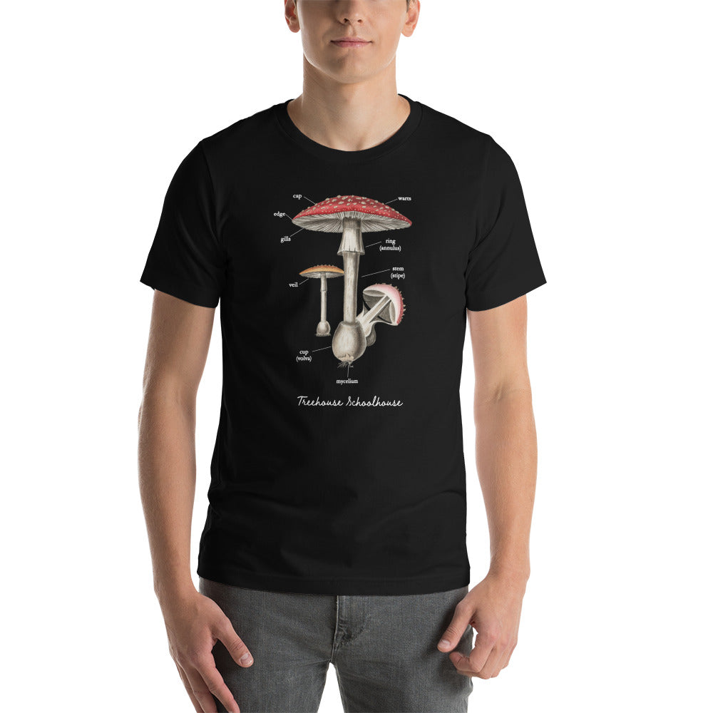 Unisex Mushroom Anatomy T-Shirt