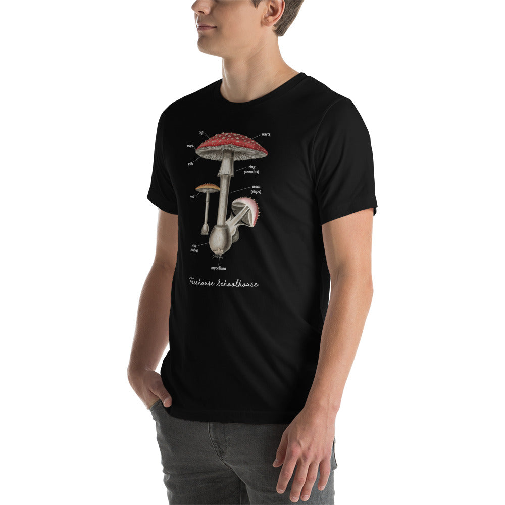 Unisex Mushroom Anatomy T-Shirt