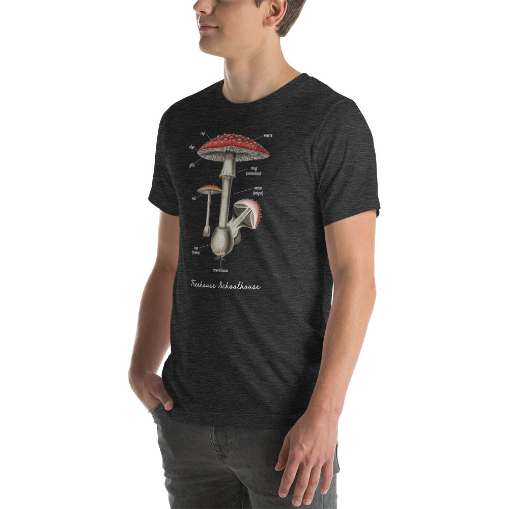 Unisex Mushroom Anatomy T-Shirt