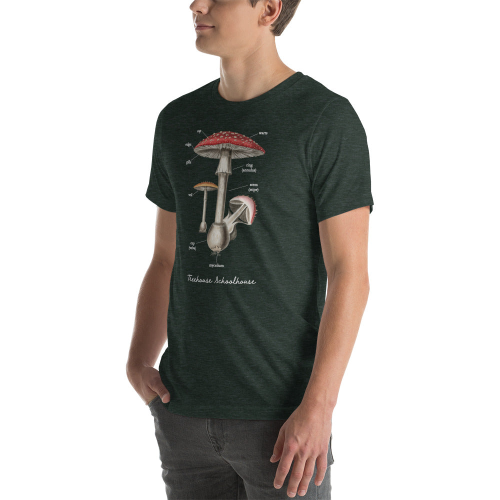 Unisex Mushroom Anatomy T-Shirt