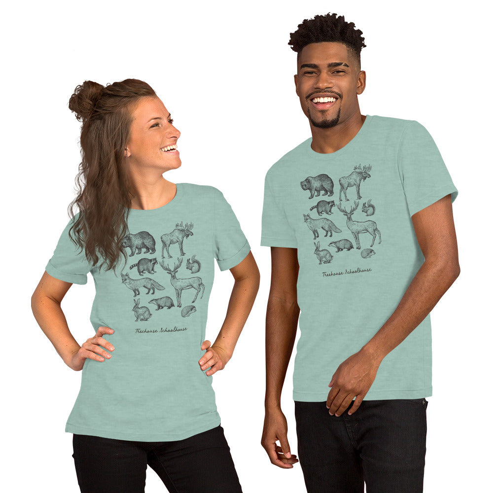 Unisex Woodland Creatures T-Shirt
