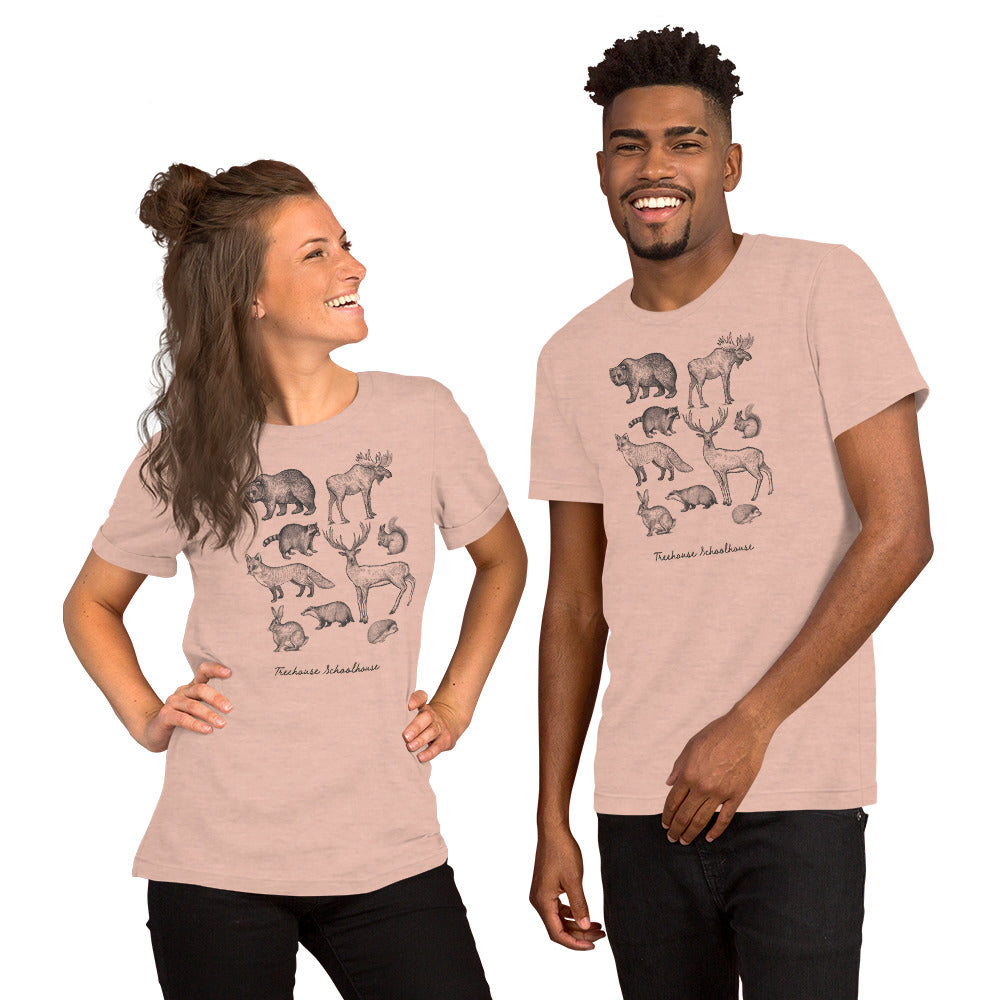 Unisex Woodland Creatures T-Shirt