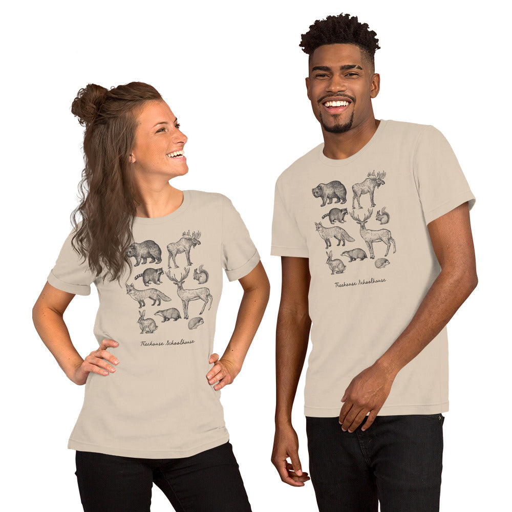 Unisex Woodland Creatures T-Shirt