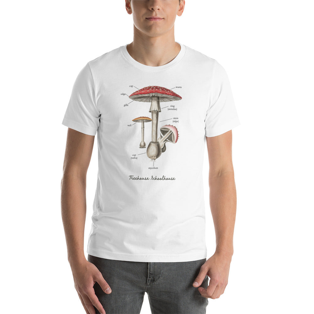 Unisex Mushroom Anatomy T-Shirt