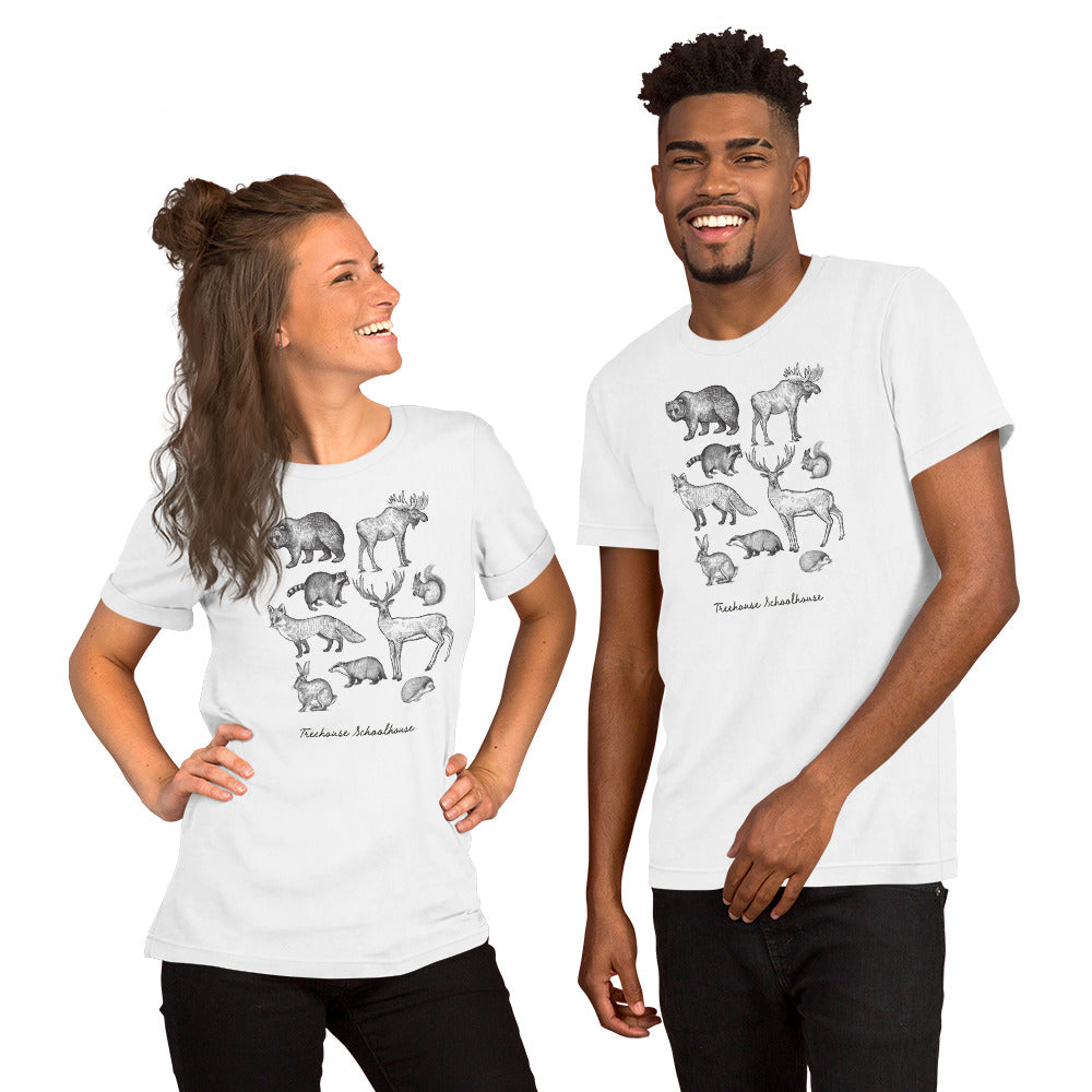 Unisex Woodland Creatures T-Shirt