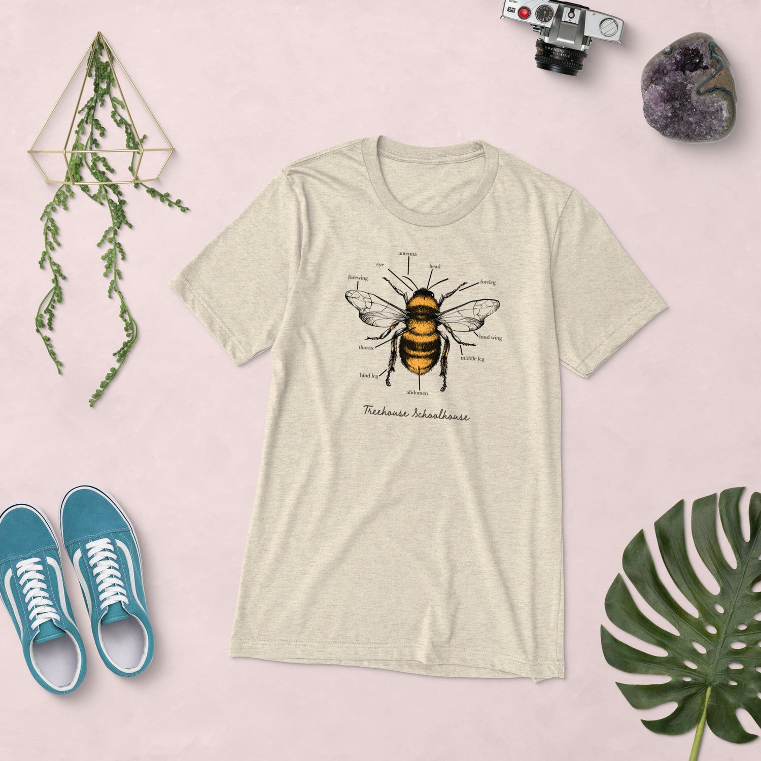 Unisex Bee Anatomy T-Shirt