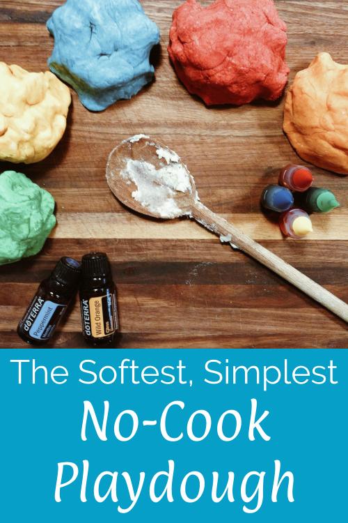 The Softest, Simplest No-Cook Playdough