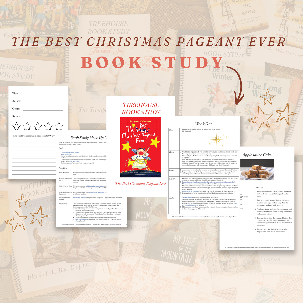 The Best Christmas Pageant Ever Book Study (Digital Download)