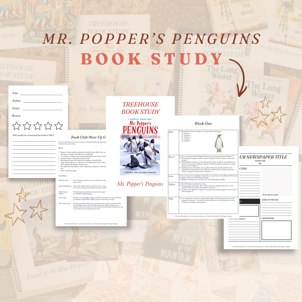 Treehouse Book Studies - Winter Collection (Digital Download)