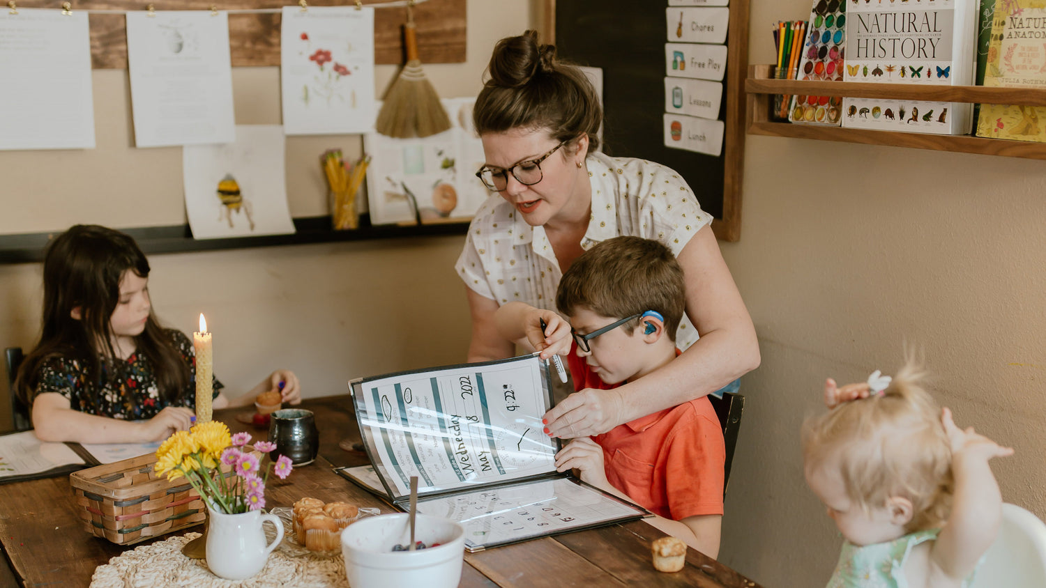 Treehouse schoolhouse home education motherhood homemaking