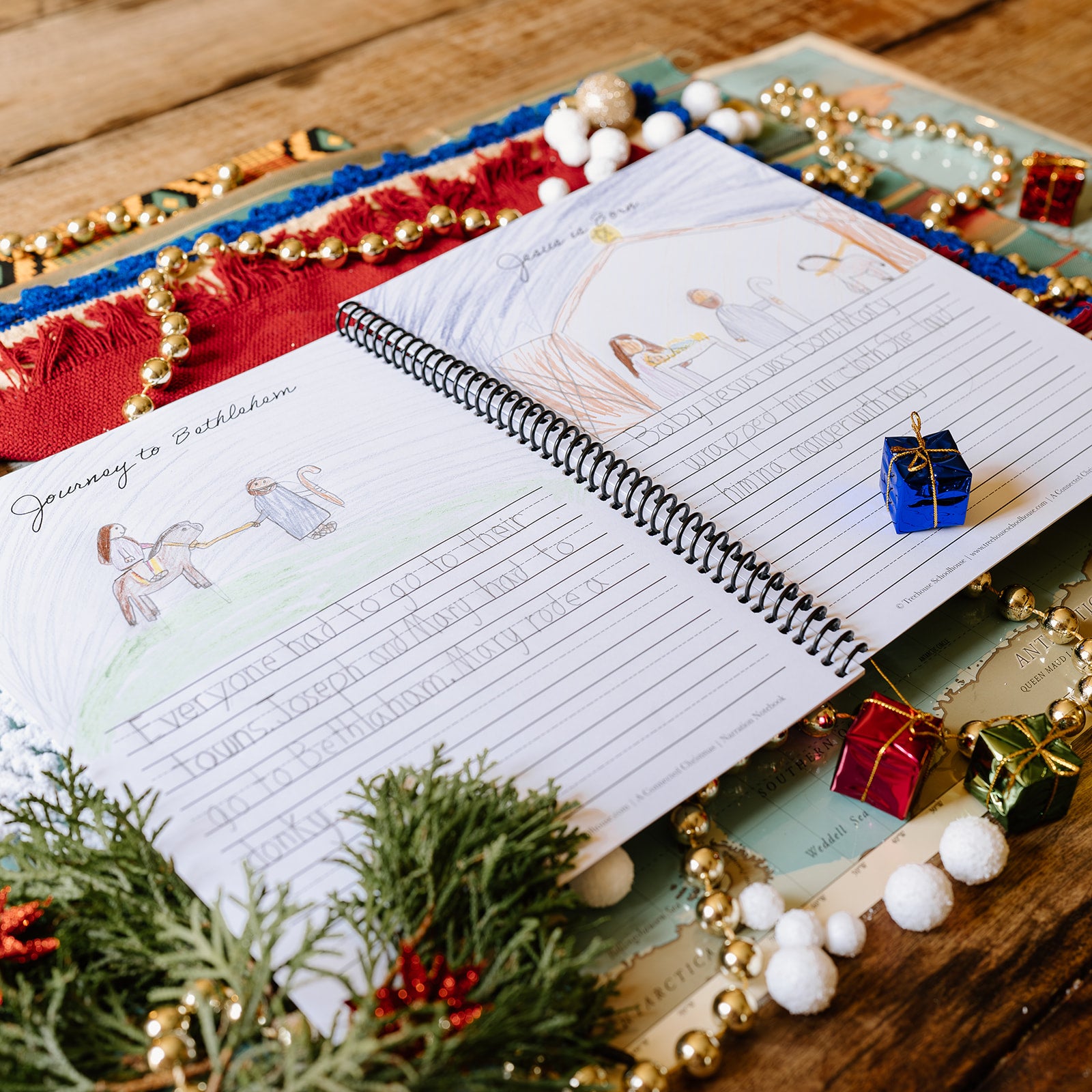 A Connected Christmas Narration Notebook