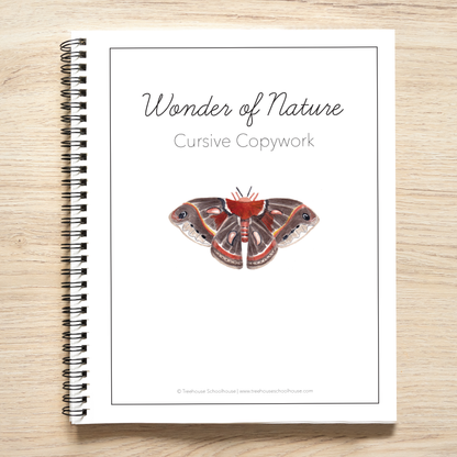 Wonder of Nature Cursive Copywork (Digital Download)