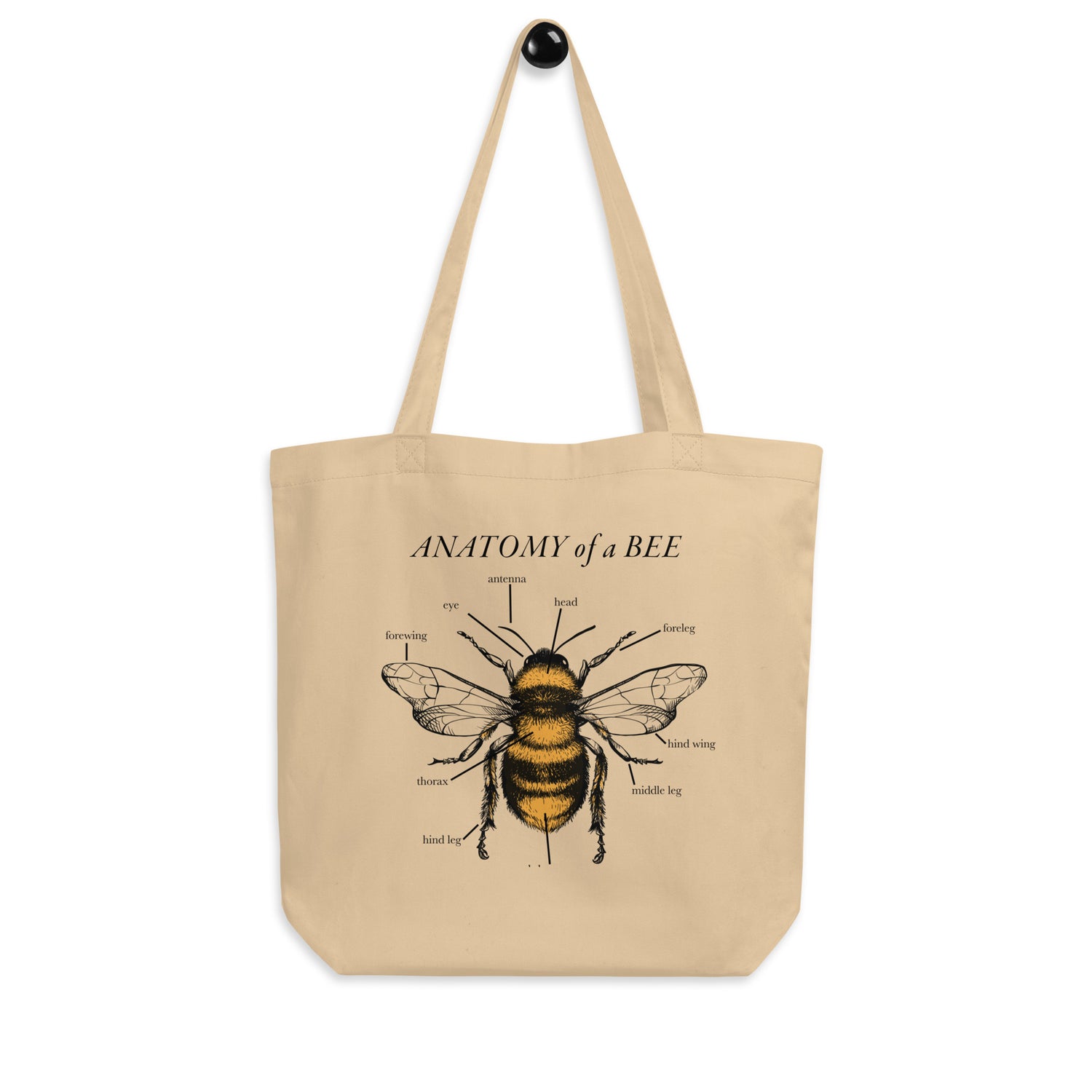 Bee Anatomy Tote Bag