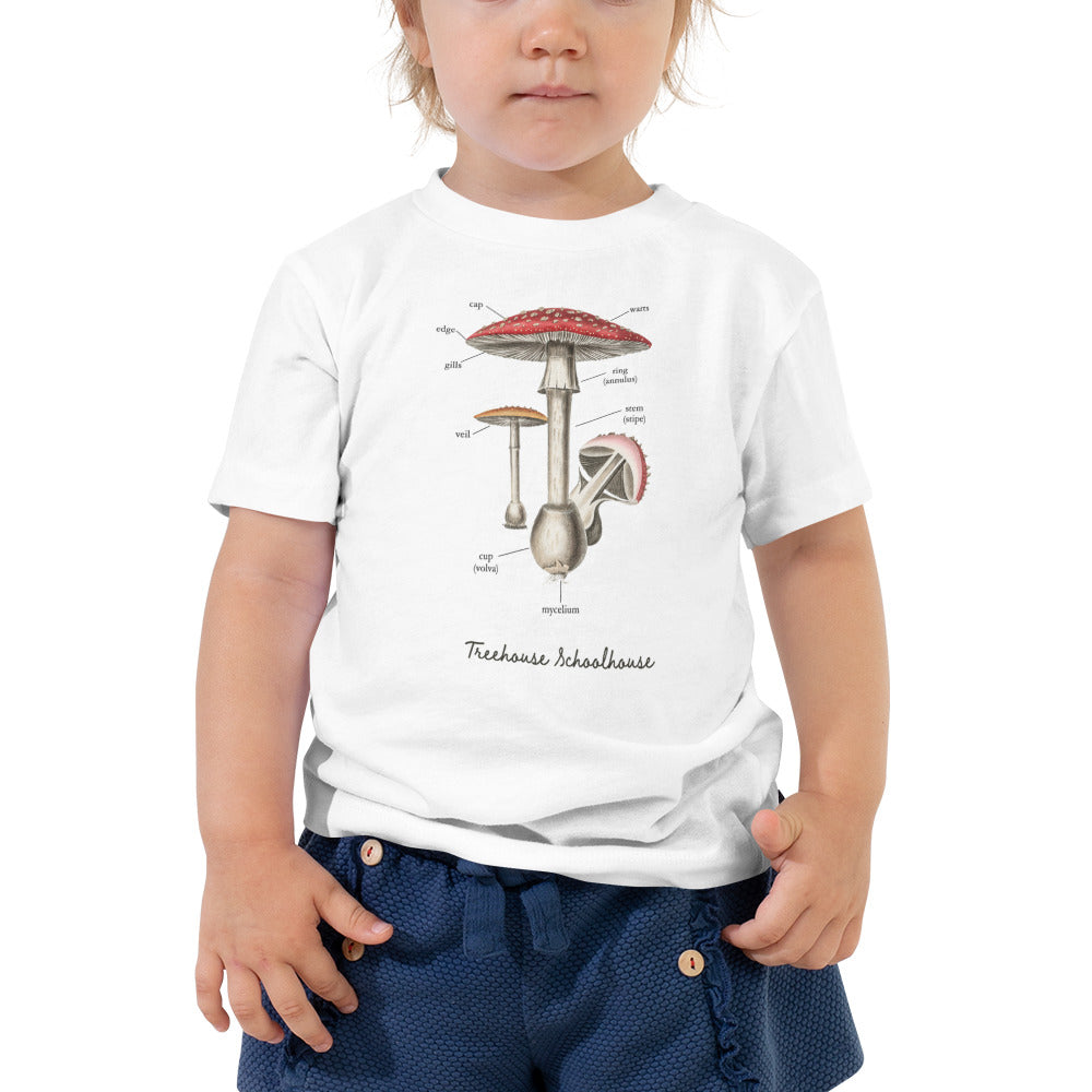 Toddler Mushroom Anatomy T-Shirt