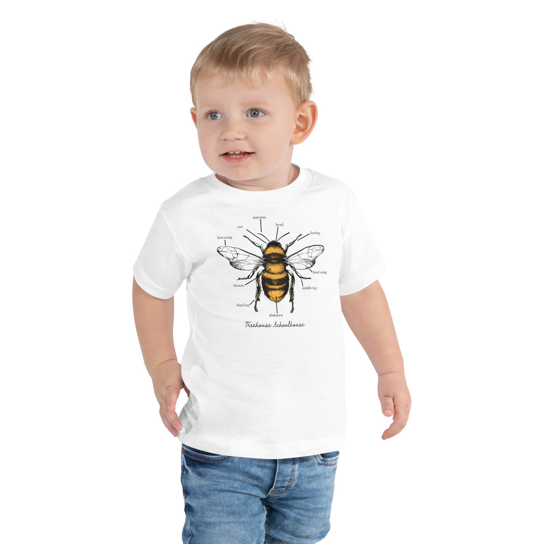 Toddler Bee Anatomy T-Shirt