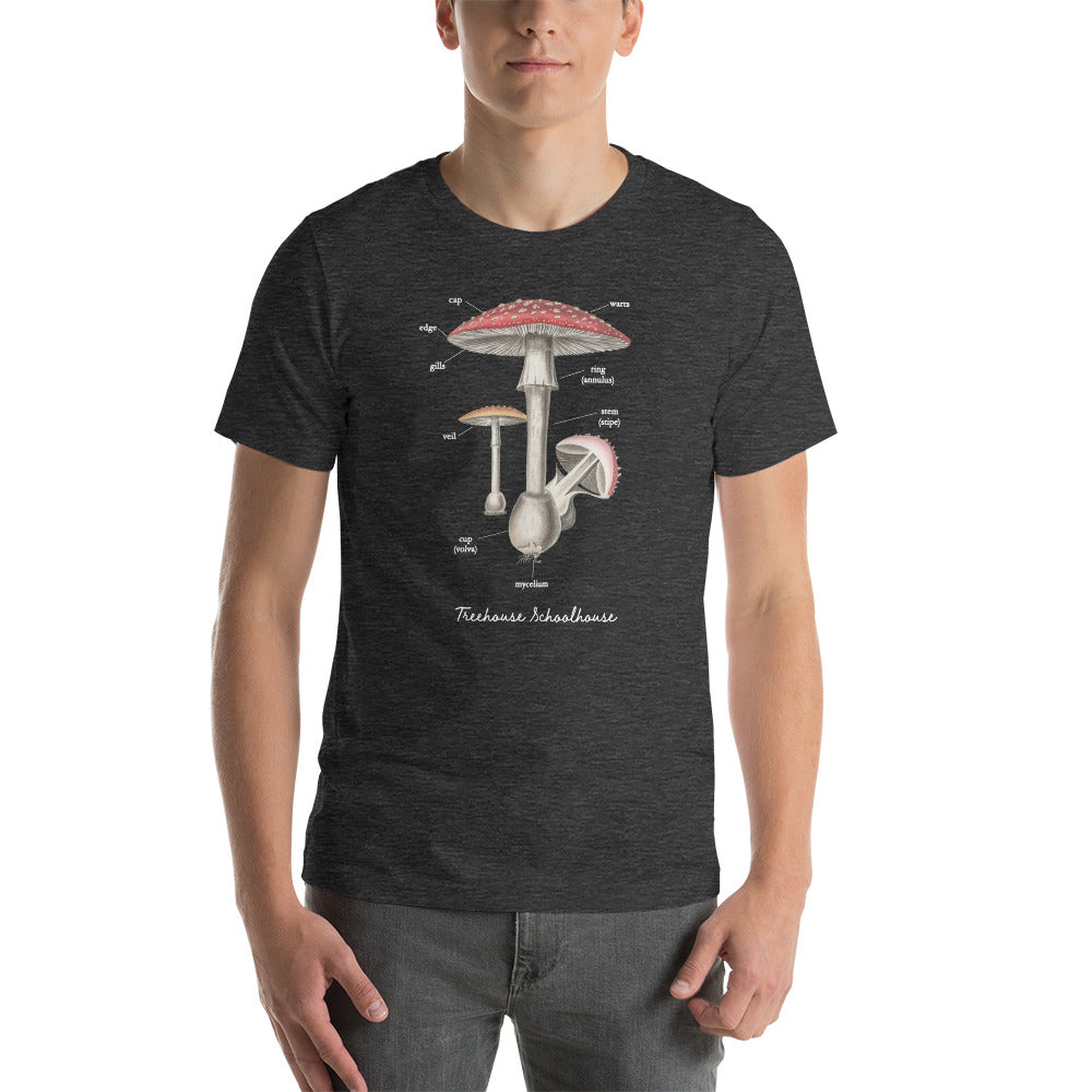 Unisex Mushroom Anatomy T-Shirt