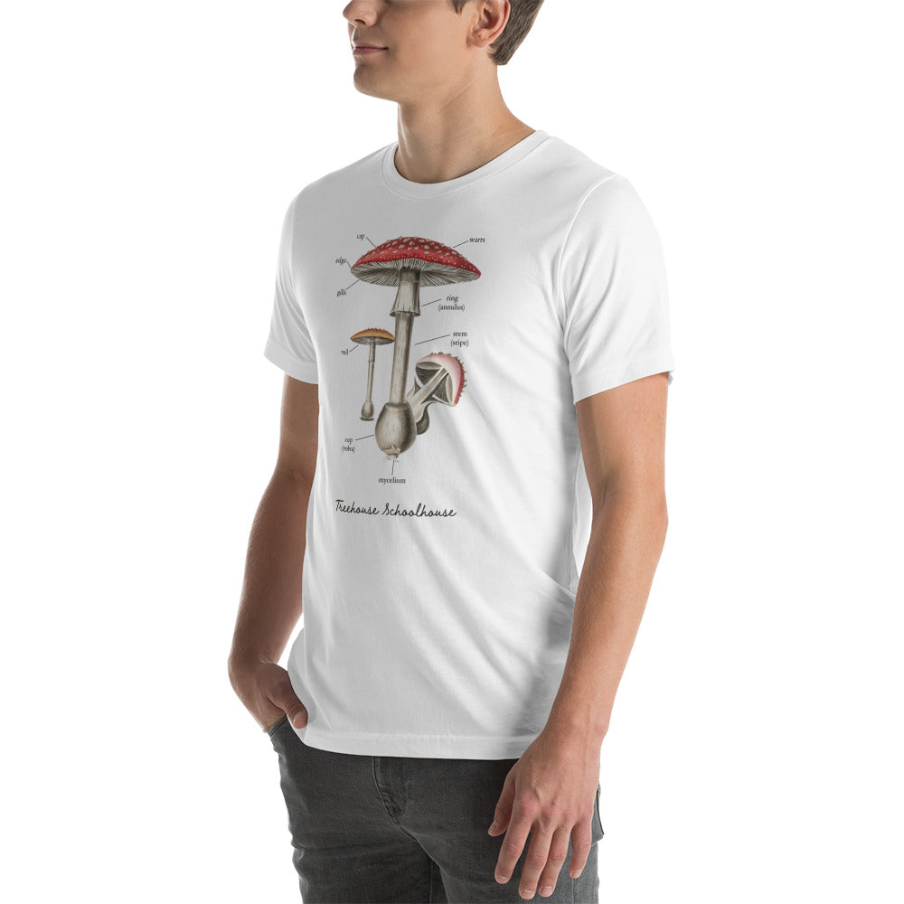 Unisex Mushroom Anatomy T-Shirt